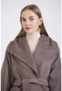 Женское пальто из текстиля с воротником 8011806-4