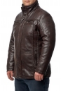 Мужская кожаная куртка из эко-кожи с воротником 8014382-2