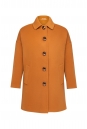 Женское пальто из текстиля с воротником 8015873