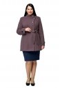 Женское пальто из текстиля с воротником 8015914