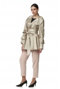 Женское пальто из текстиля с воротником 8016057-2