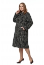 Женское пальто из текстиля с воротником 8016340