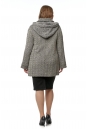Женское пальто из текстиля с капюшоном 8016427-3