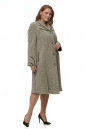 Женское пальто из текстиля с воротником 8018005-2