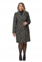 Женское пальто из текстиля с воротником 8019089