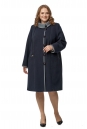 Женское пальто из текстиля с воротником 8019177
