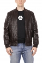 Мужская кожаная куртка из эко-кожи с воротником 8019892-7