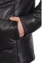 Мужская кожаная куртка из натуральной кожи на меху с воротником 8022848-11