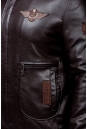 Мужская кожаная куртка из эко-кожи с воротником 8023454-4