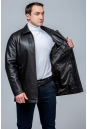 Мужская кожаная куртка из эко-кожи с воротником 8023457-2