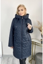 Женское пальто из текстиля с капюшоном 8024046-2