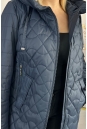 Женское пальто из текстиля с капюшоном 8024046-6