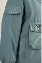 Женское пальто из текстиля с капюшоном 8024102-7