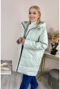 Женское пальто из текстиля с капюшоном 8024109